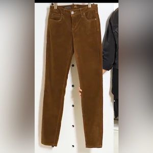 Kut From The Cloth Dianna Skinny Corduroy Pants in Cognac